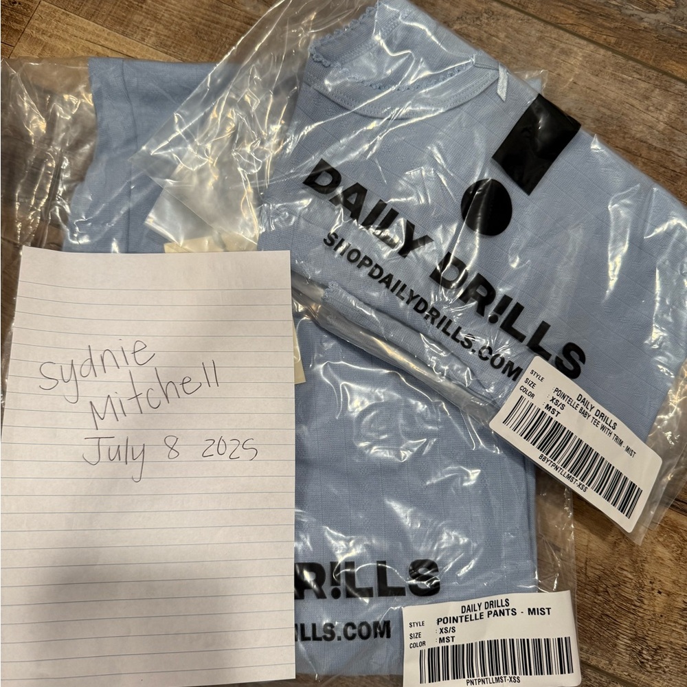 Daily Drills Mist Blue Joggers